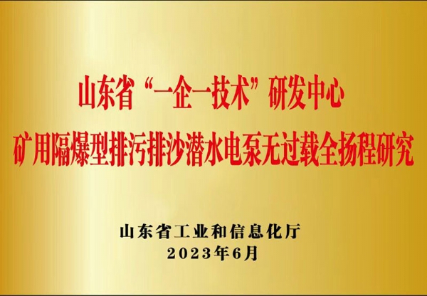 礦用隔爆型排污排沙潛水電泵無(wú)過(guò)載全揚程研究
