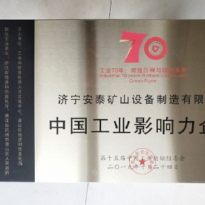 中國工業(yè)影響力企業(yè)